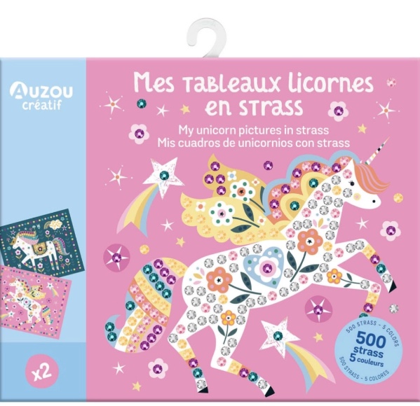 Auzou My Activity Pouch My Unicorn Pictures In Strass