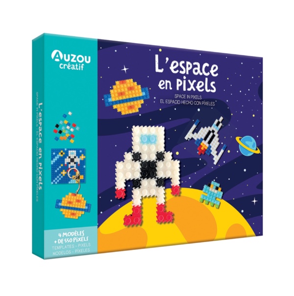 Auzou My Artistic Kit My Pixel Creations Mission to Space