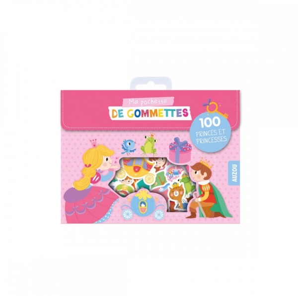 Auzou My First Pouch Of Stickers Princes And Princesses