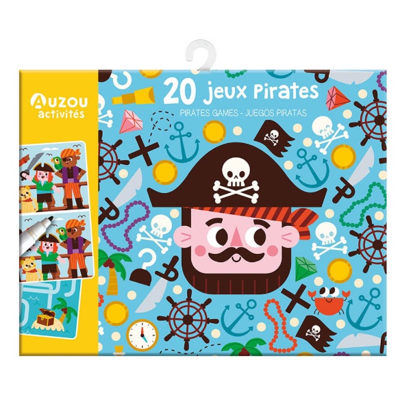 Auzou My Games Pouch 20 Παιχνίδια Πειρατές