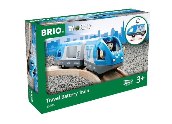 Brio World Επιβατικό Τρένο Με Μπαταρία (33506)