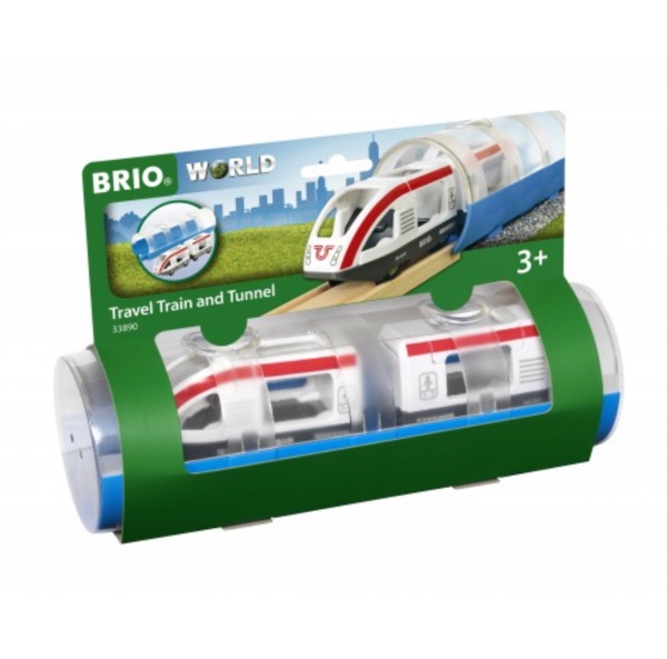 Brio World Επιβατικό Τρένο Με Τούνελ (33980)