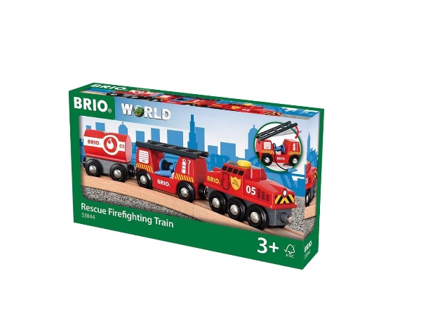 Brio World Πυροσβεστικό Τρένο (33844)