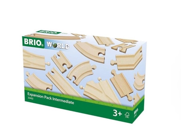 Brio World Σετ Επέκτασης Ράγες 16 Τεμάχια (33402)