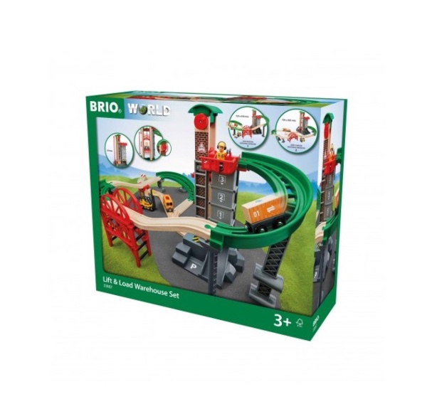 Brio World Σετ Τρένου Εργοτάξιο (33887)