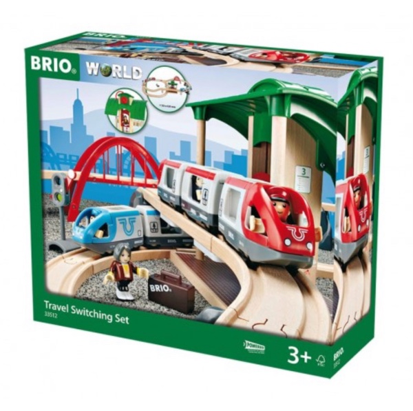 Brio World Σετ Τρένου Σταθμός Μετεπιβίβασης (33512)