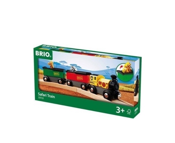 Brio World Ξύλινο Τρένο Σαφάρι (33722)