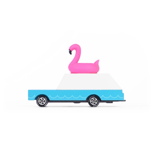 CandyLab Candycar Ξύλινο Οχημα Flamingo Wagon