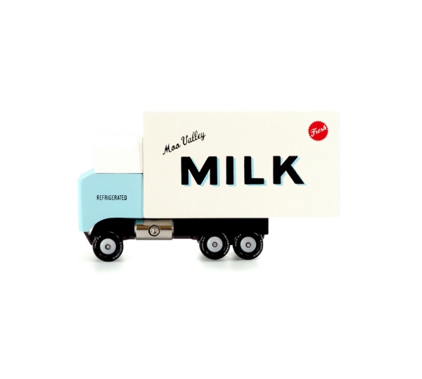 CandyLab Candycar Ξύλινο Όχημα Milk Truck