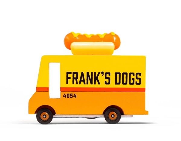 CandyLab Candyvan Ξύλινο Όχημα Hot Dog Van