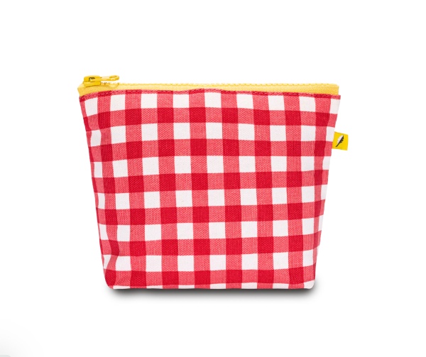 Fluf Tiny Zip Πουγκί Gingham Red