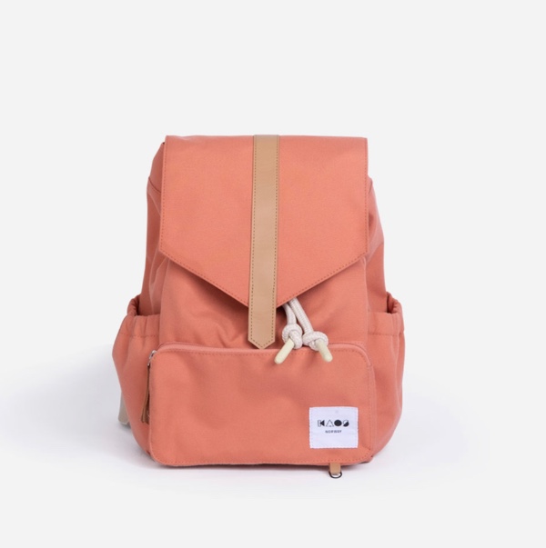 Kaos Mini Ransel Τσάντα Πλάτης Dusty Pink