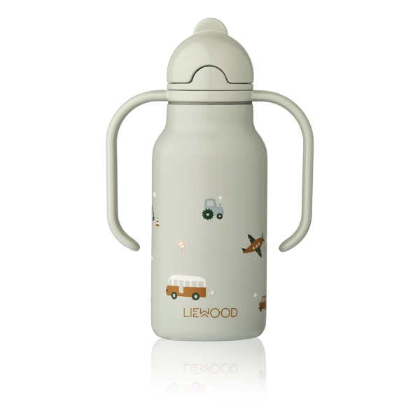 Liewood Kimmie Μπουκάλι 250ml Vehicles Dove Blue