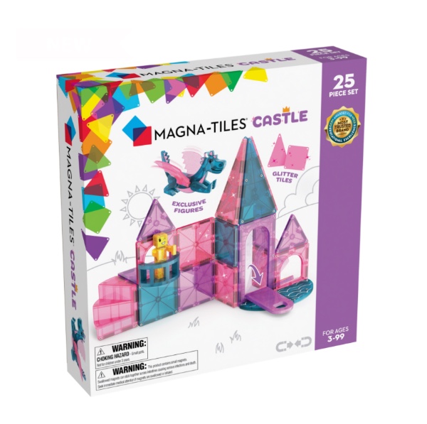 Magna Tiles Μαγνητικό Παιχνίδι Castle 25 Κομματιών