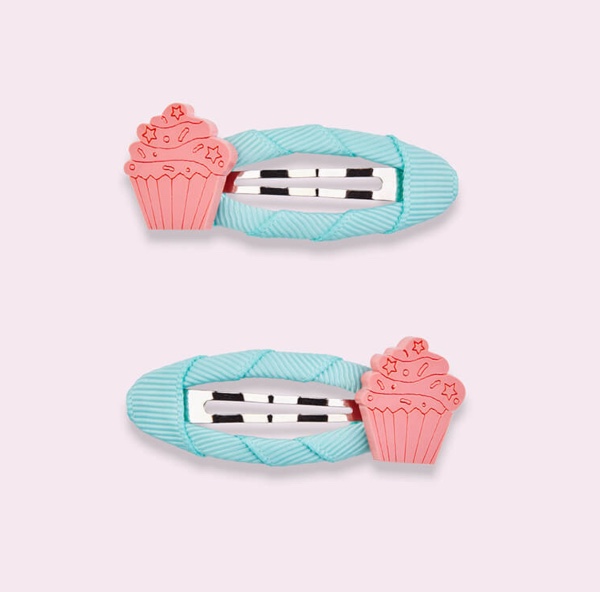 Mini Cools Κλιπ Μαλλιών Cupcake