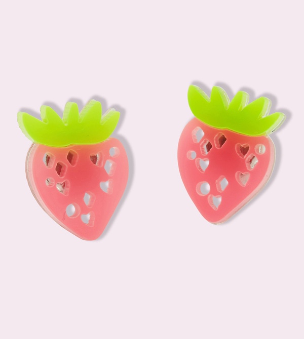 Mini Cools Σκουλαρίκια Strawberry Clip-on