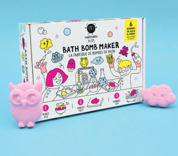 Nailmatic Σετ Παιχνιδιού & Παρασκευής Bath Bomb Σε 6 Σχέδια