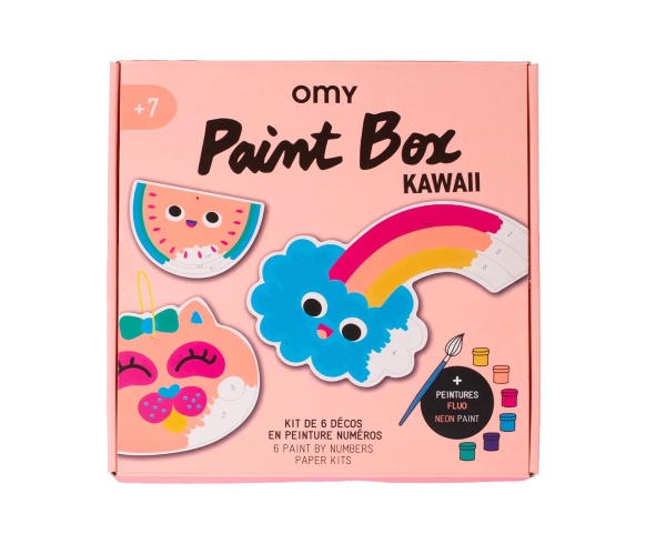 Omy Paint Box Σετ Ζωγραφικής Με Φιγούρες Kawaii