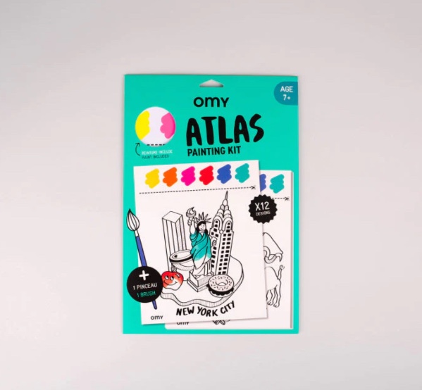 Omy Painting Kit Φορητό Σετ Ζωγραφικής Άτλας